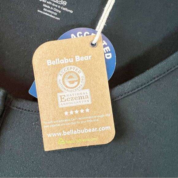 Bellabu Bear Obsidian Black Bamboo Womens‎ Nightgown Size Medium NEW - Picture 11 of 11